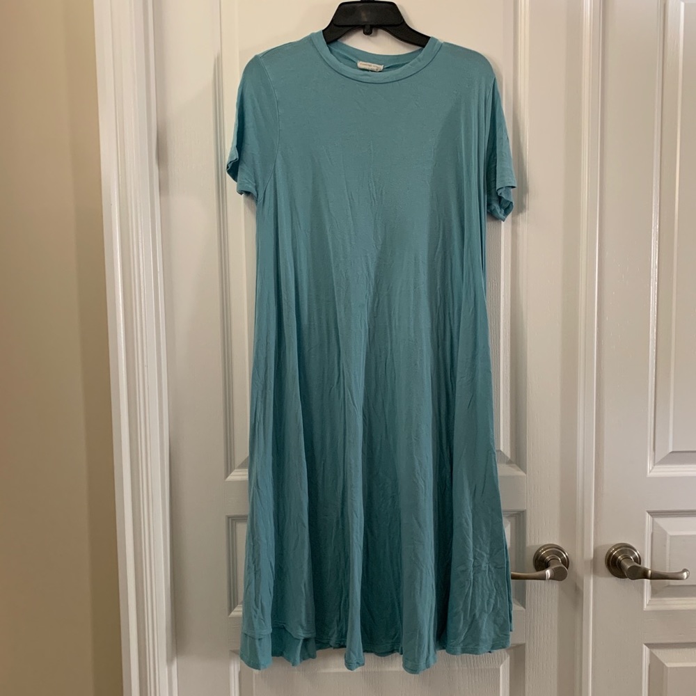 Flamingo Urban Blue T-Shirt Dress